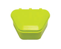 Keystone Denture Storage Boxes, New Age Lime, 1-3/4" Deep, 12/Box - Denture Storage Boxes - Image 1