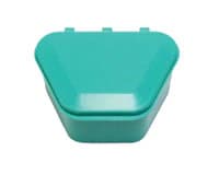 Keystone New Age Denture Cup, Aqua, 12/Box - Keystone - New Age Denture Cup Aqua 12Pk - Image 1
