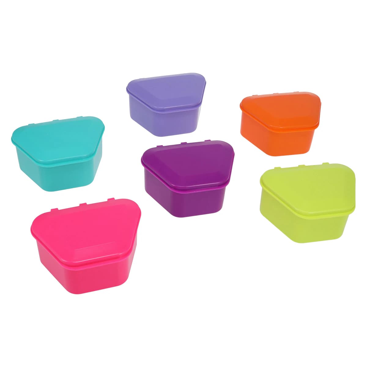 Keystone New Age Denture Storage Cases, Assorted Colors, 12/Box, 1-3/4" Deep, 9576553 thumbnail 3