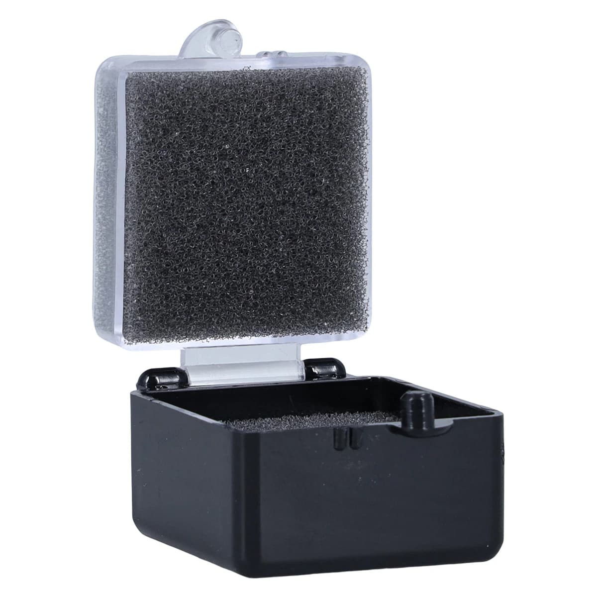 C&B Complete Rigid Boxes, 1" x 1" x 3/4", Char Filler, Black/Clear, 1000/Box thumbnail 2