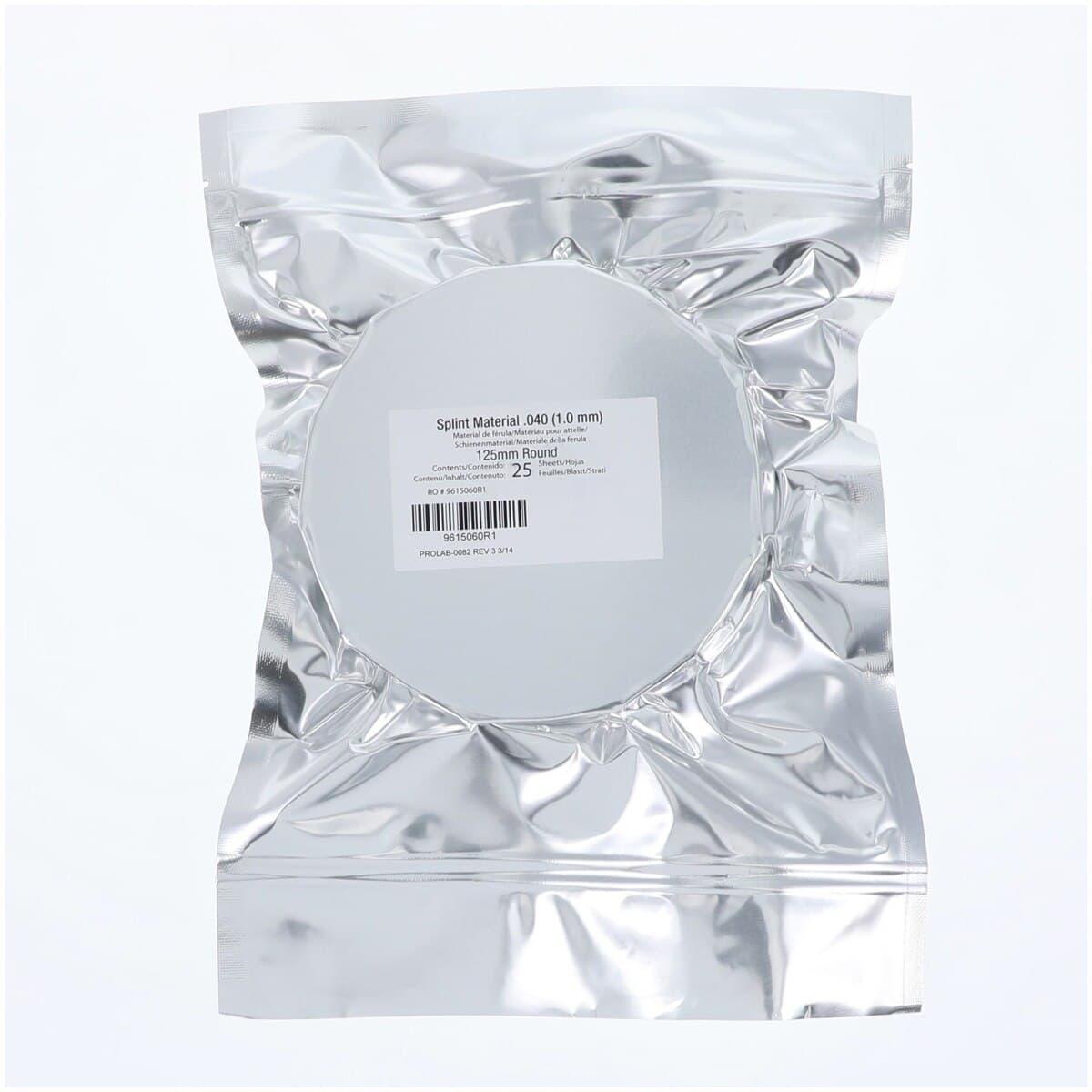 Keystone Proform Splint Material, Clear, .040" Thick, 125mm Round, 25/Pack, 9615060R1 thumbnail 2