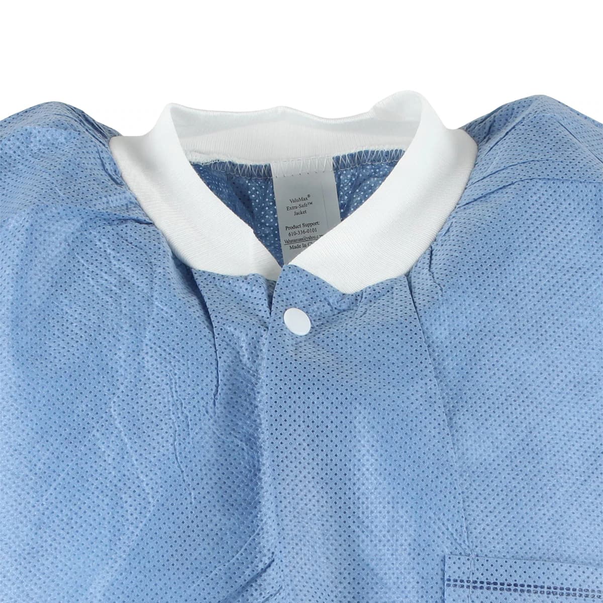 ValuMax Extra-Safe AAMI Level 3 Lab Jacket, Small, Ceil Blue, 10/Pack, 3630CBS thumbnail 6