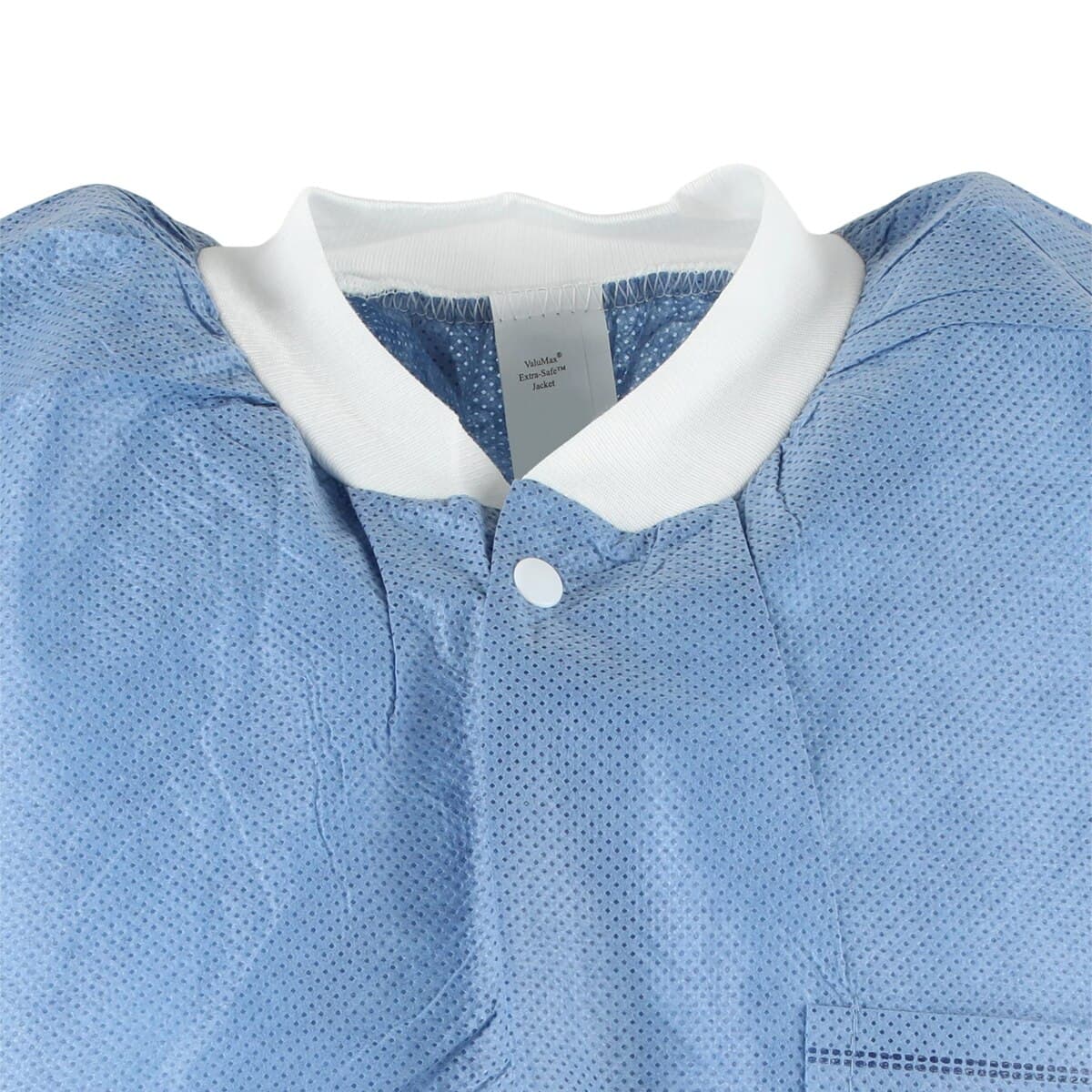 ValuMax Extra-Safe AAMI Level 3 Lab Jacket, Large, Ceil Blue, 10/Pack, 3630CBL thumbnail 6