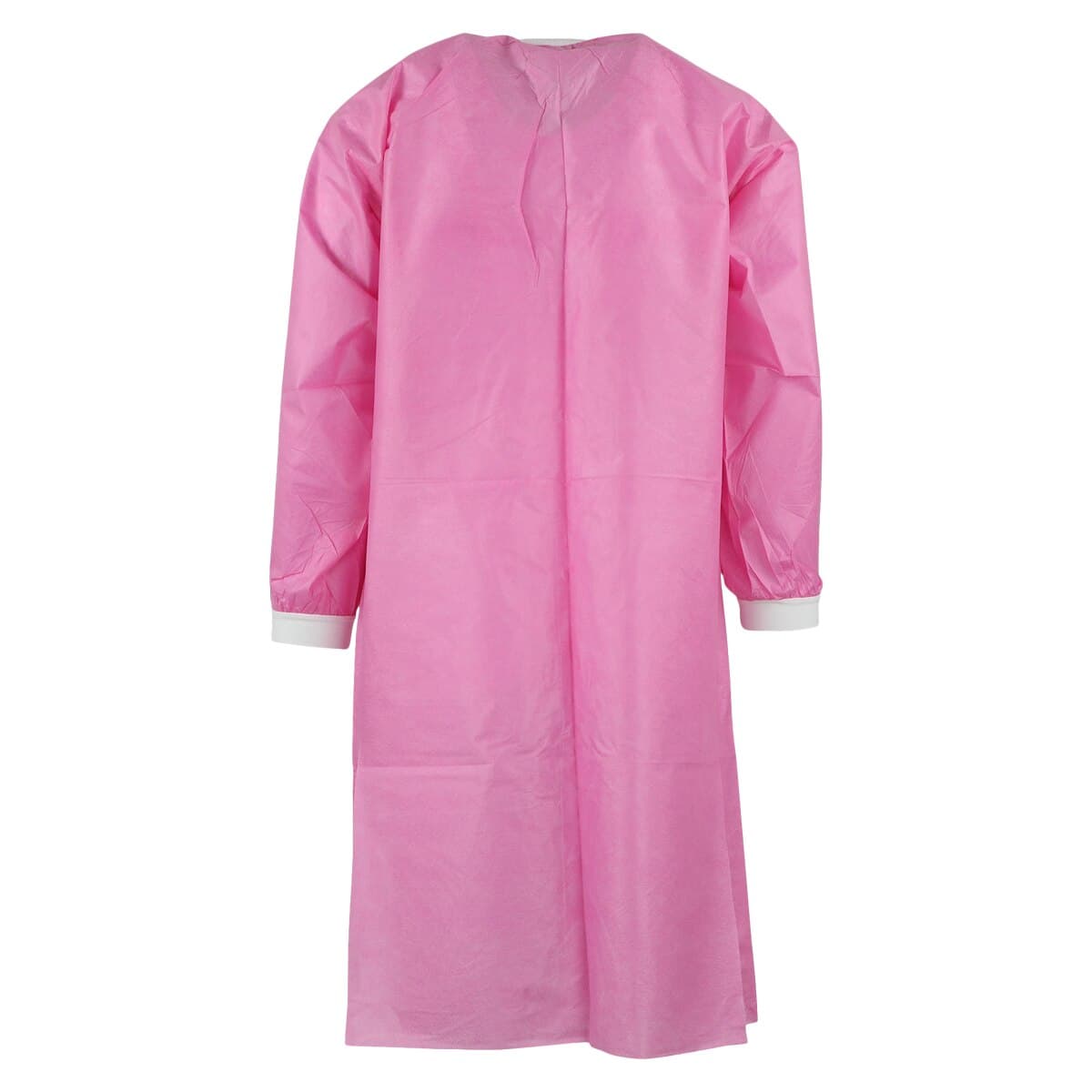 ValuMax Extra-Safe AAMI Level 3 Lab Coat, Raspberry, X-Large, Latex-Free, Fluid-Resistant, 10/Pack, 3660RBXL thumbnail 3
