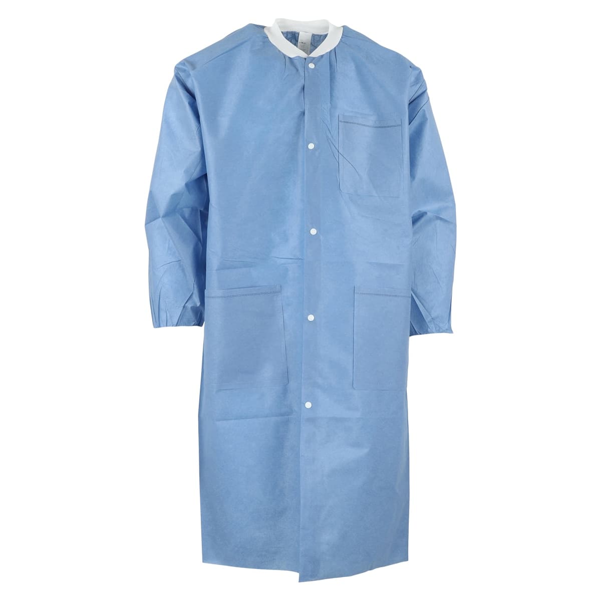 Valumax Extra-Safe AAMI Level 3 Lab Coat, Ceil Blue, X-Small, 10/Pack, 3660CBXS - Extra-Safe Ceil Blue LabCoat X-Small Latex-Free Fluid Resistant AAMI Level 3 Pack of 10 - Image 1