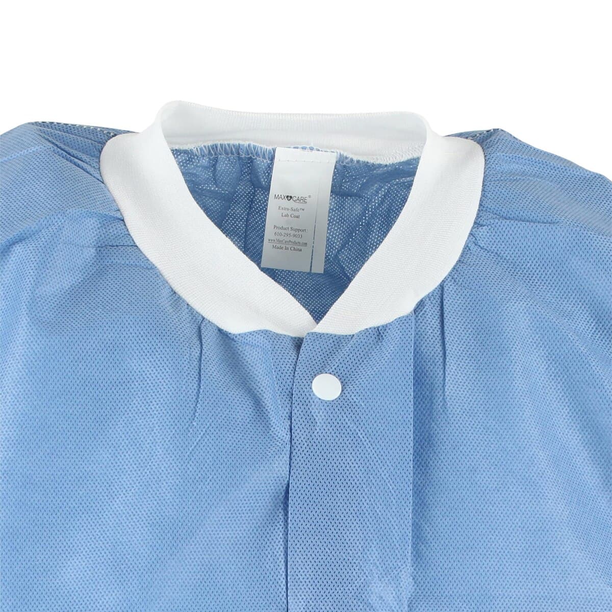 Valumax Extra-Safe AAMI Level 3 Lab Coat, Ceil Blue, X-Small, 10/Pack, 3660CBXS thumbnail 5