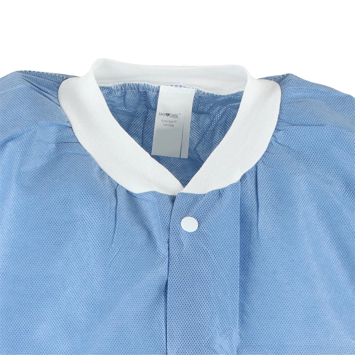 Extra-Safe Knee Length Lab Coat, Ceil Blue, Small, Latex-Free, AAMI Level 3, 10/Pk, 3660CBS thumbnail 5