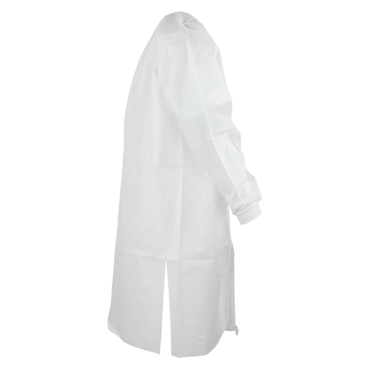ValuMax Extra-Safe AAMI Level 3 Lab Coat, White Knit Collar, Medium, 10/Pack, 3660WHM-K thumbnail 3