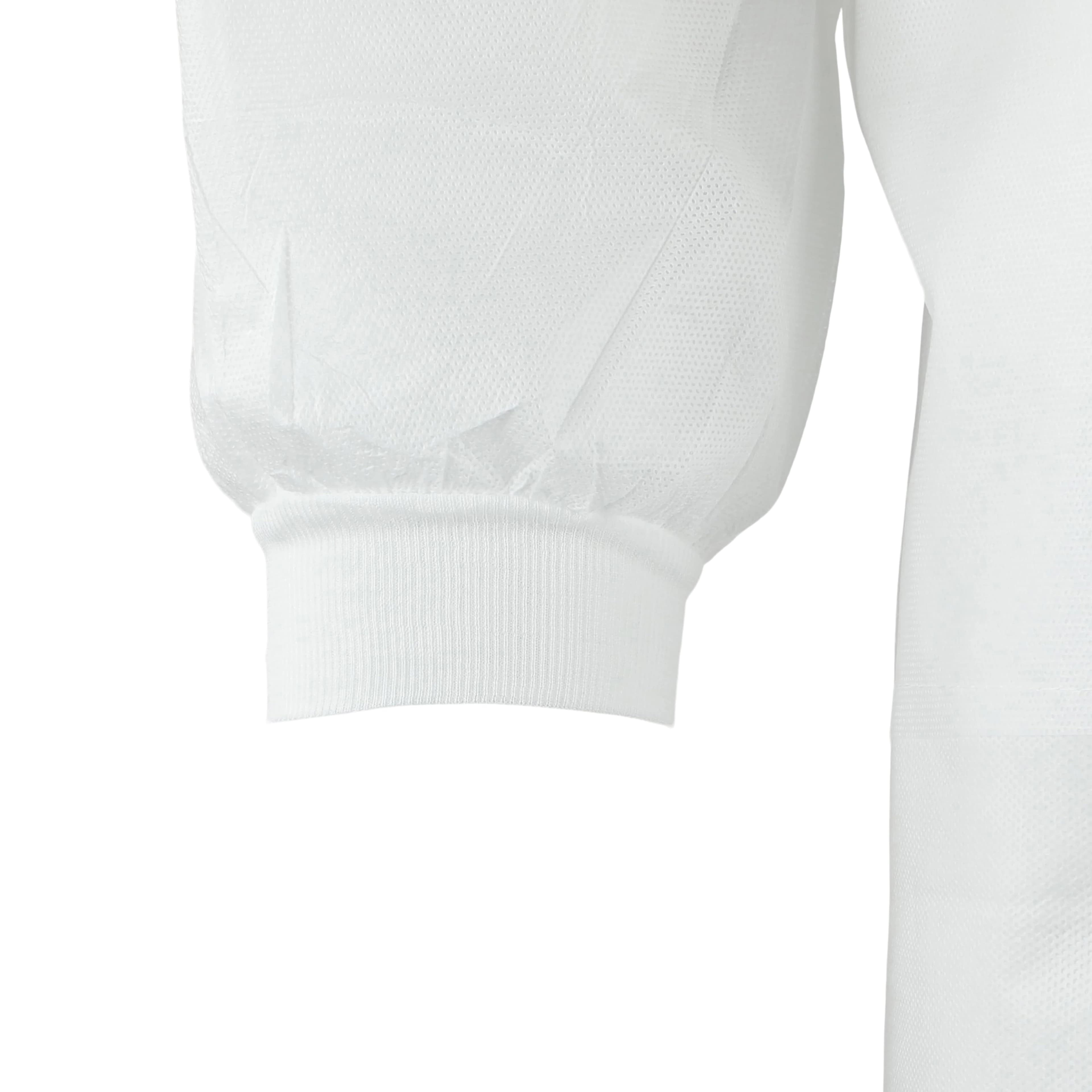 ValuMax Extra-Safe Lab Coat, AAMI Level 3, White, Knit Collar, XX-Large, 10/Pack, 3660WH2XL thumbnail 5