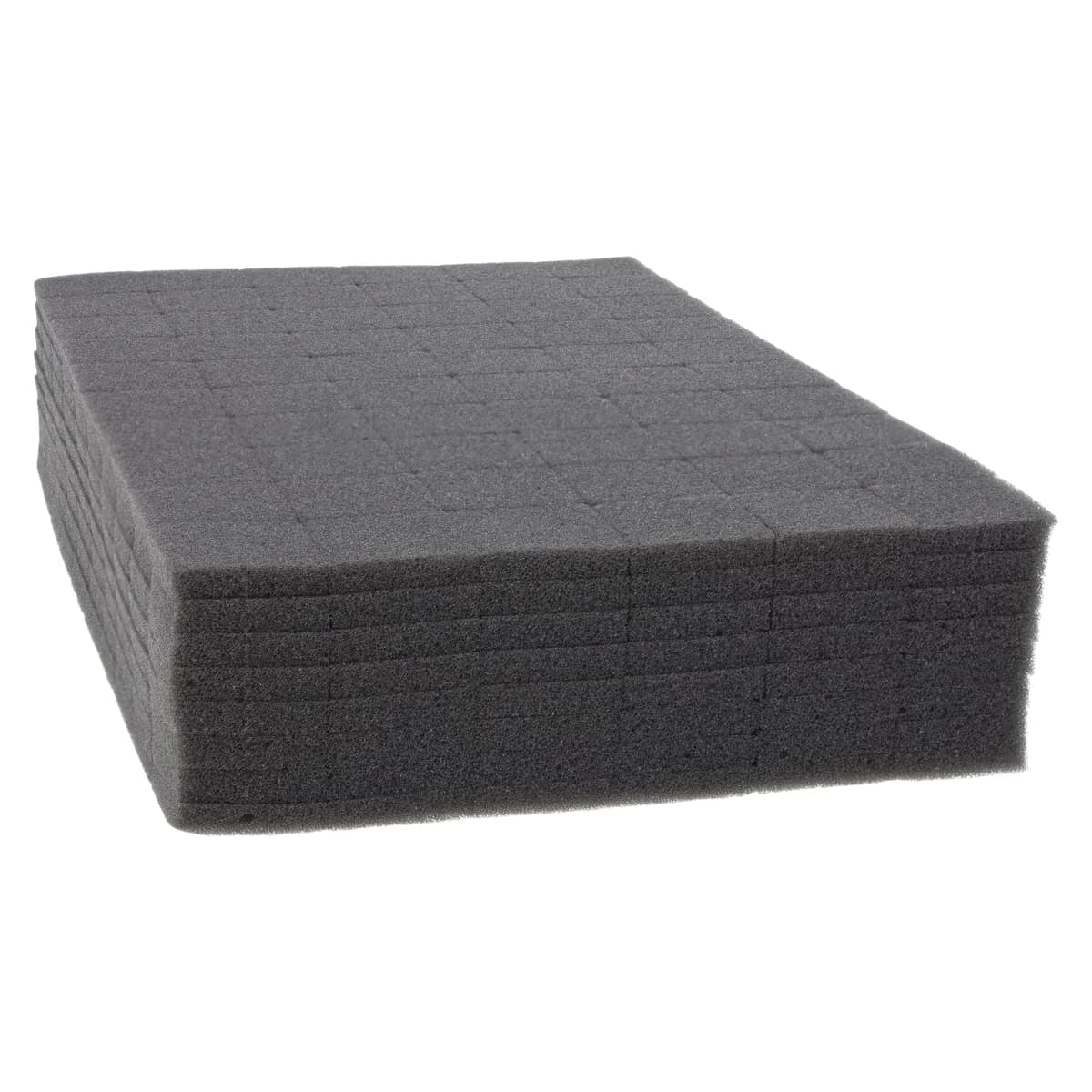 Keystone C&B Box Foam Fillers, 1" x 1/4" Charcoal, 1000/Pk, 9571040 - Keystone Industries - C&B Box Foam Fillers - Image 1