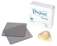 Pro-Form Dual Laminate E-Gasket Mouthguard Material, Clear, 0.080" (2 mm), 5" x 5" Sheets, 12/Pk, 9604700 - Pro-Form, Dual Laminate, E-Gasket, Pro-Form, 0.080, 2 mm, Clear, 12/Pk, 9604700 - Image 1