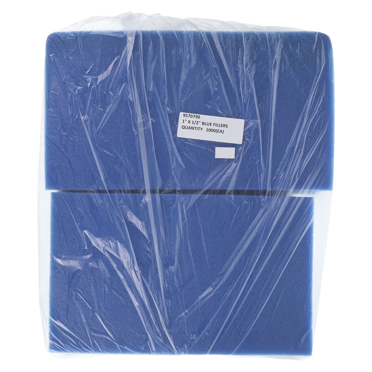 Keystone Foam Inserts for C&B Boxes, Blue, 1" x 1" x 1/2", 1000/Pkg thumbnail 3