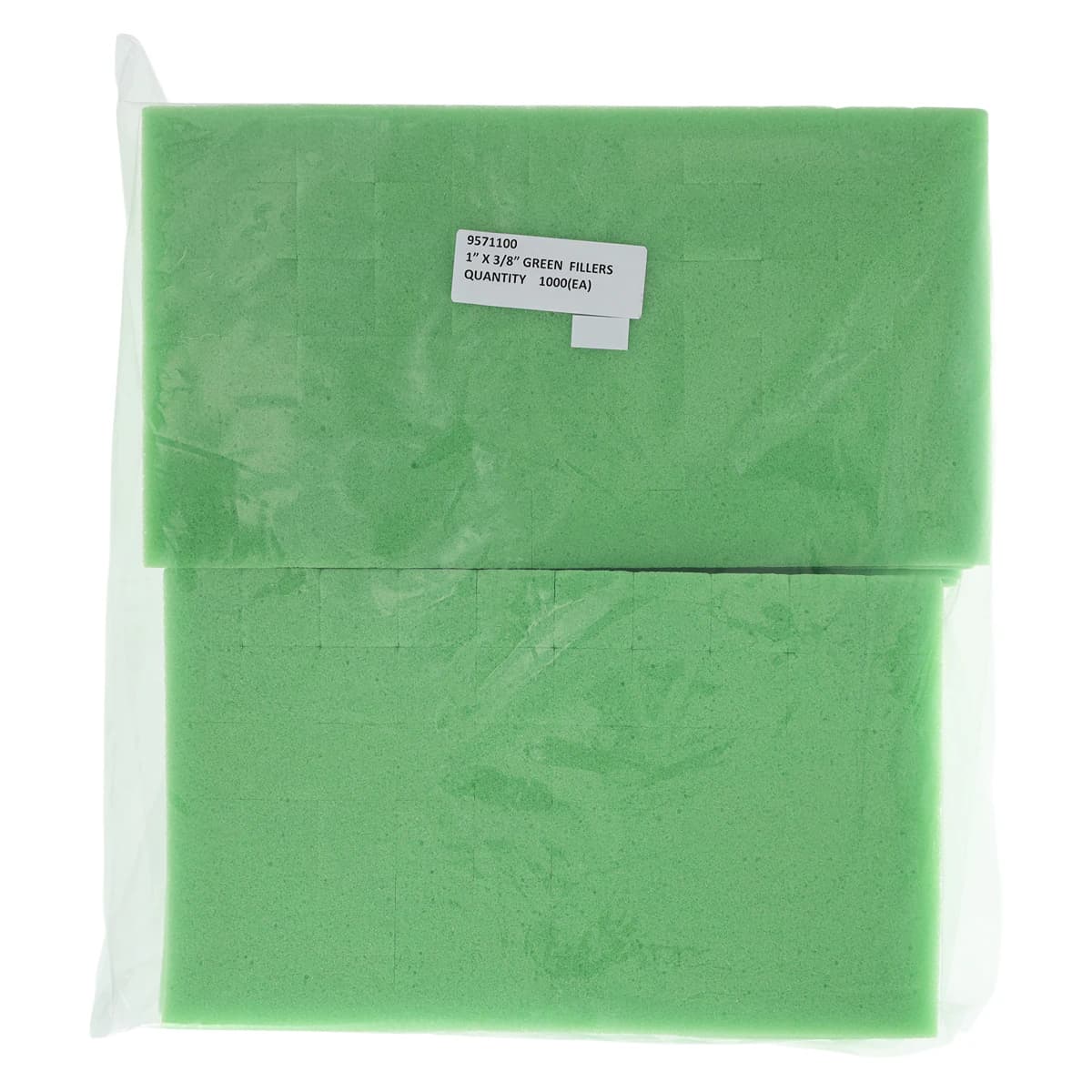 Keystone Green Filler for Rigid C&B Boxes, 1" x 3/8" (25.4 x 9.5mm), Box of 1000 thumbnail 2