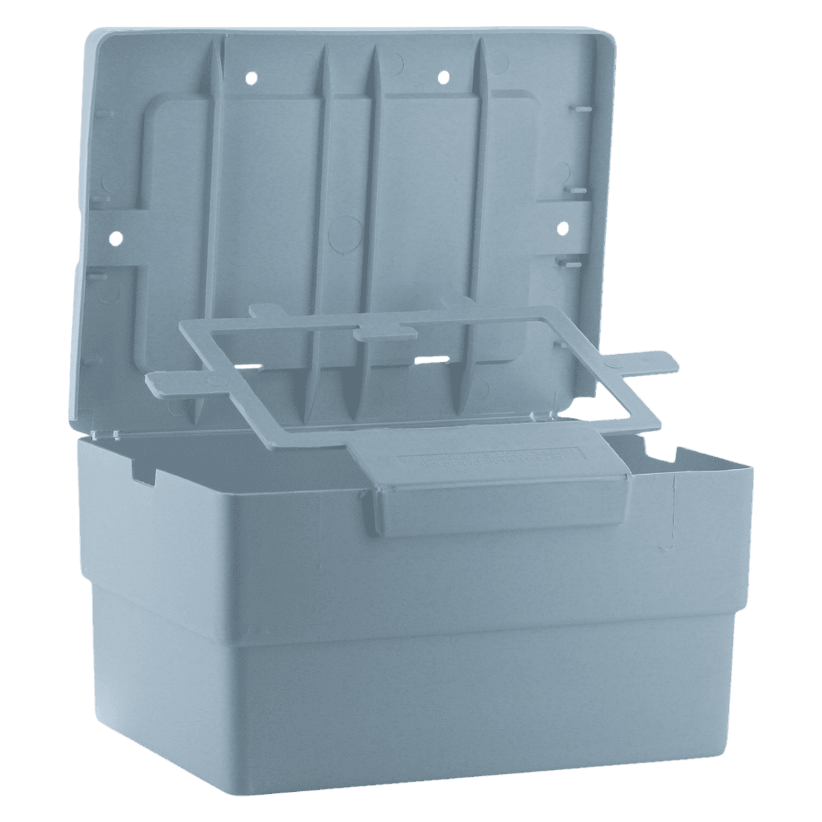 Keystone Large Plastic Mailer, Light Blue, 7-1/2" x 5-1/2" x 4", 1/Pkg - Large Plastic Mailer Light Blue - Image 1
