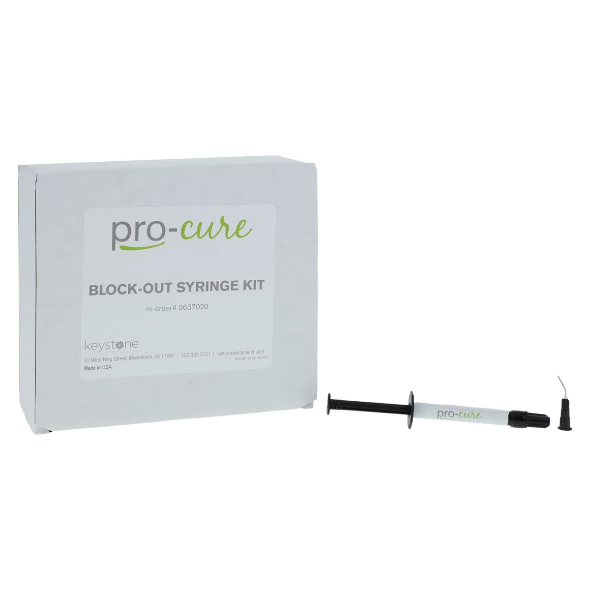 ProCure Block-Out Resin Syringe Kit, Light-Cured, 5 x 1.2 mL Syringes with 15 Tips - Procure Block-Out Resin 1.2mL Syr Kit (5) - Image 1