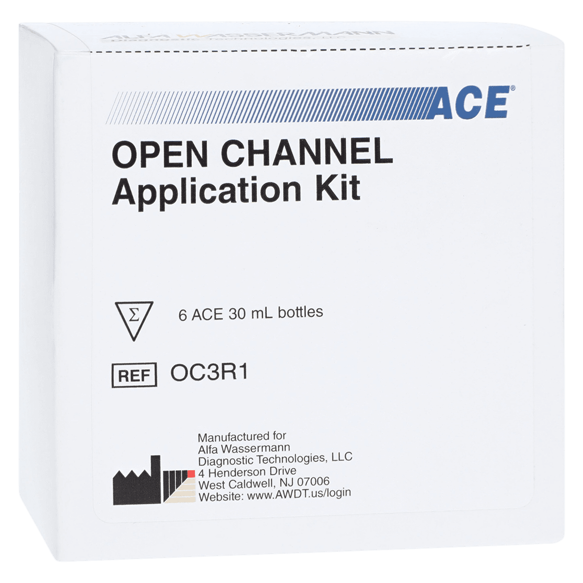 ACE Open Channel 3 Reagent, 30 mL Bottles, Pack of 6 - Open Channel 3/Reagent 1 - Image 1