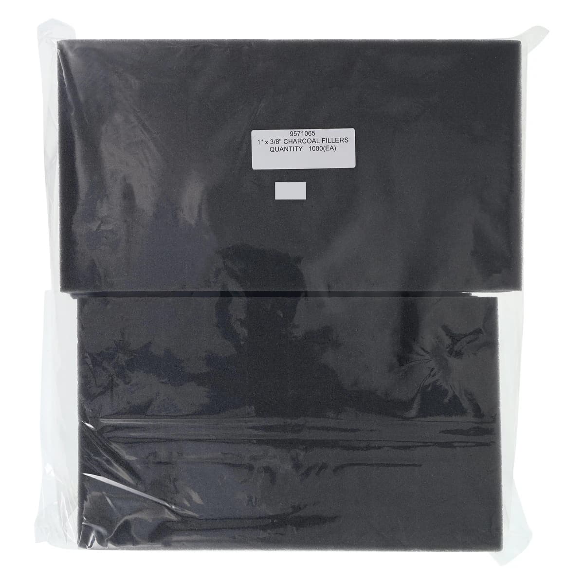 Keystone Charcoal Foam Filler for Crown & Bridge Boxes, 1" x 3/8", 1000/Pk, 9571065 thumbnail 2