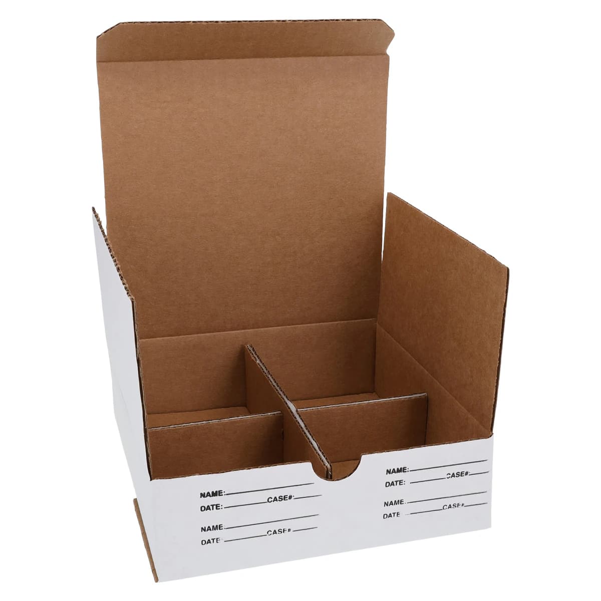Keystone Model Storage Box, 7" x 7" x 2", 4 Compartments, 25/Box, 9582740 thumbnail 3