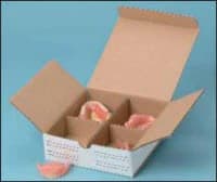 Keystone Model Storage Box, 7" x 7" x 2", 4 Compartments, 25/Box, 9582740 thumbnail 2