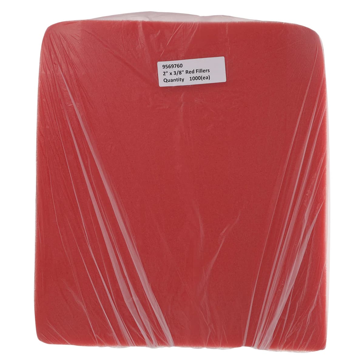 Red Fillers Rigid C&B Boxes, 2" (50.8 mm) Rigid Plastic Hinged Snap-Type Box, 1000/Box thumbnail 3