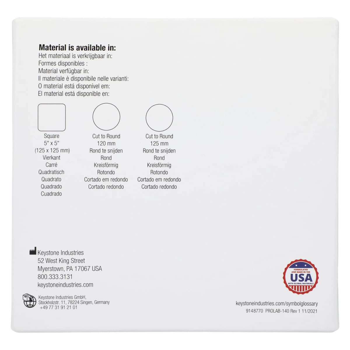 Pro-Form Mouthguard Laminates, 5" x 5", 0.160" (4mm), Red, Solid-Color, 12/Pk, 9600910 thumbnail 6