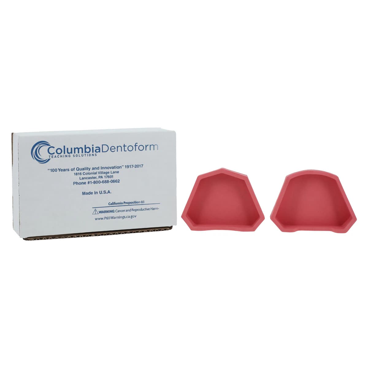 Columbia Dentoform Model Formers R2, Medium (3-1/2" W x 1" H x 2-1/2" L), 2/Pkg - Model Formers - R2, Medium (3-1/2" W x 1" H x 2-1/2" L) - Image 1