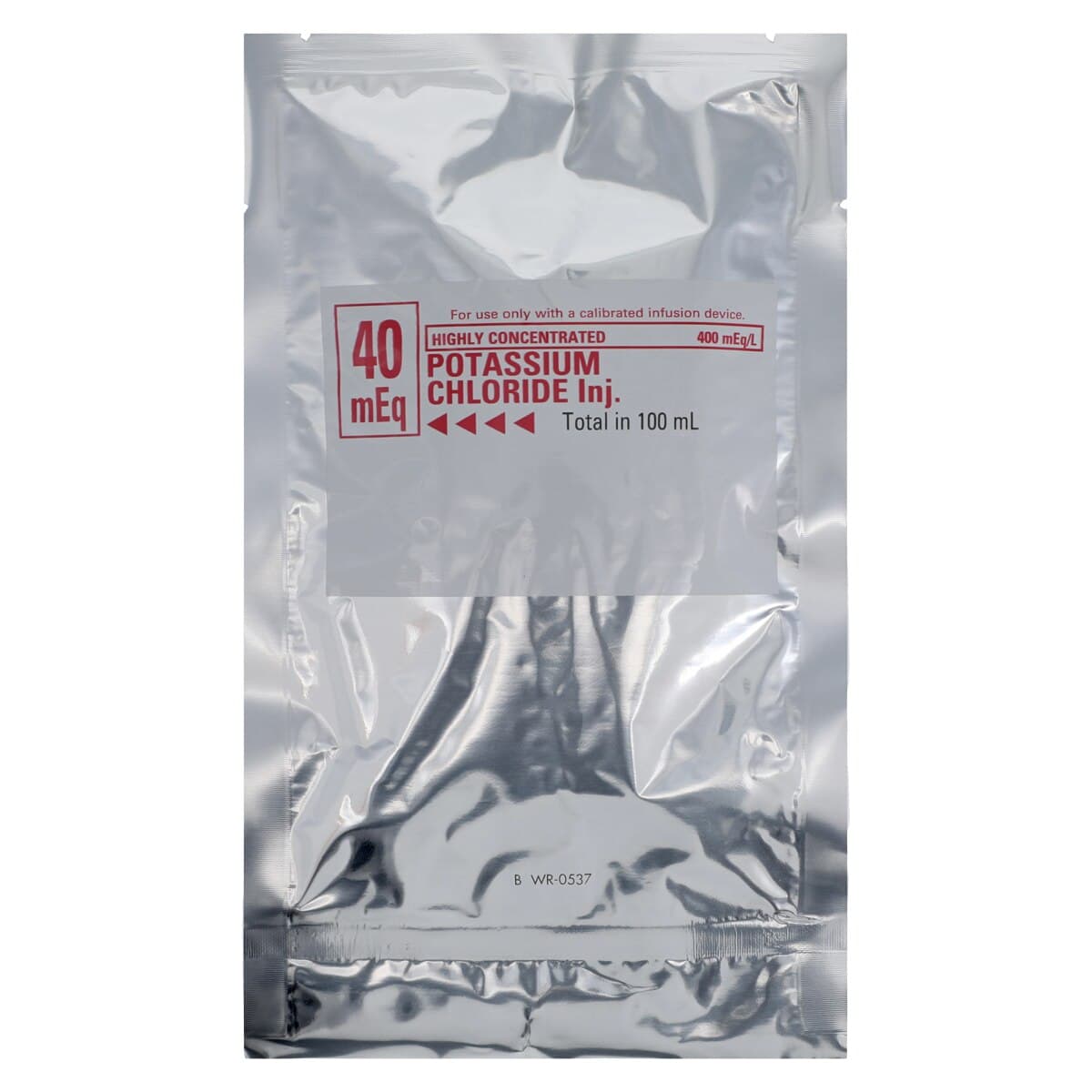 Potassium Chloride in Water Injection, 40 mEq, 100 mL Premix IV Bag, 24/Case (ICU Medical) thumbnail 2