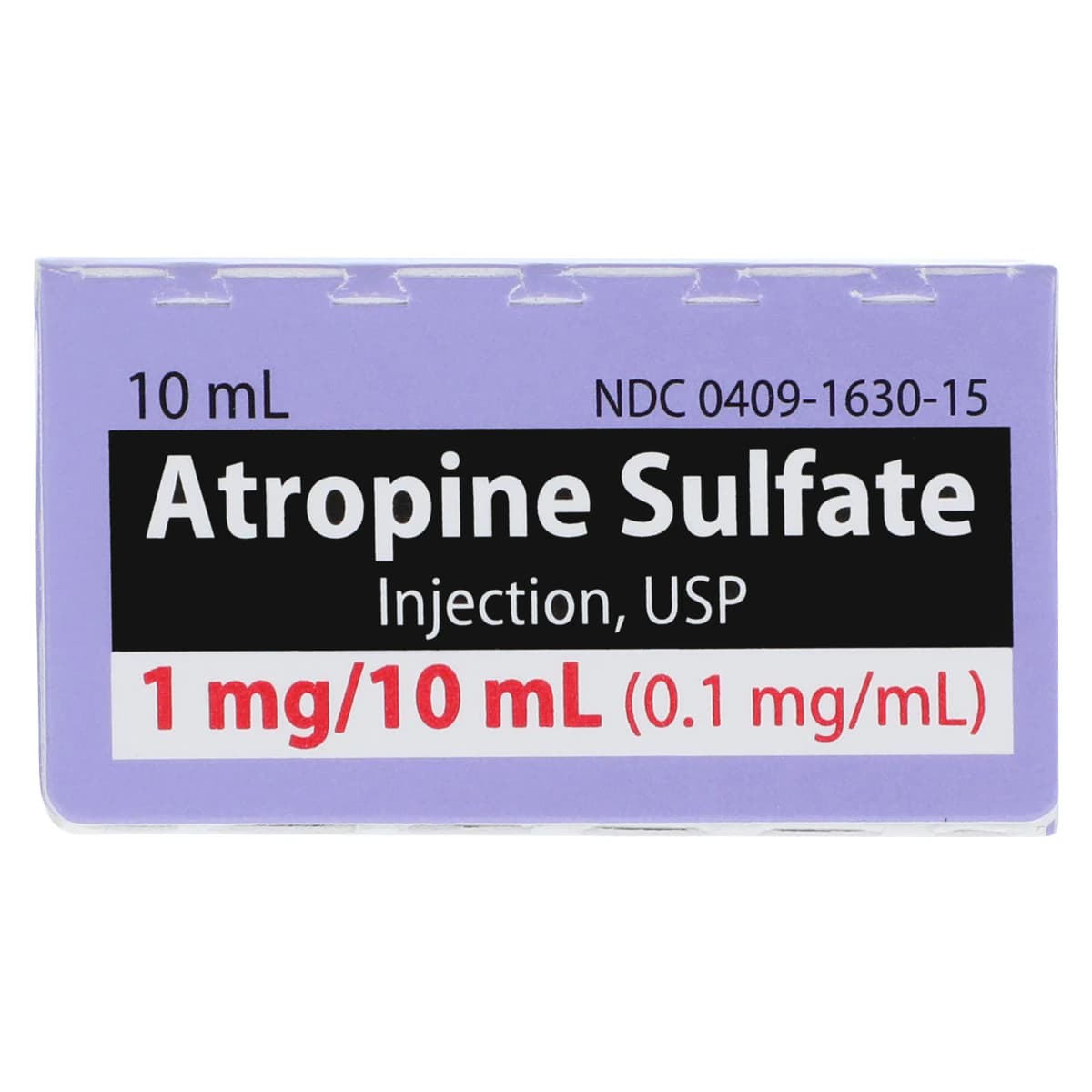Atropine Sulfate Injection 0.1 mg/mL, Ansyr Syringe, 10 mL, 10/Package thumbnail 5