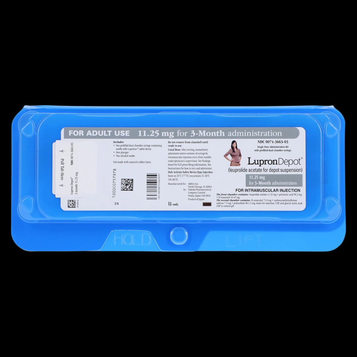Lupron Depot 3-Month Kit, 11.25 mg Injection (Leuprolide Acetate), Each - Lupron Depot 3 Month Kit - Image 1