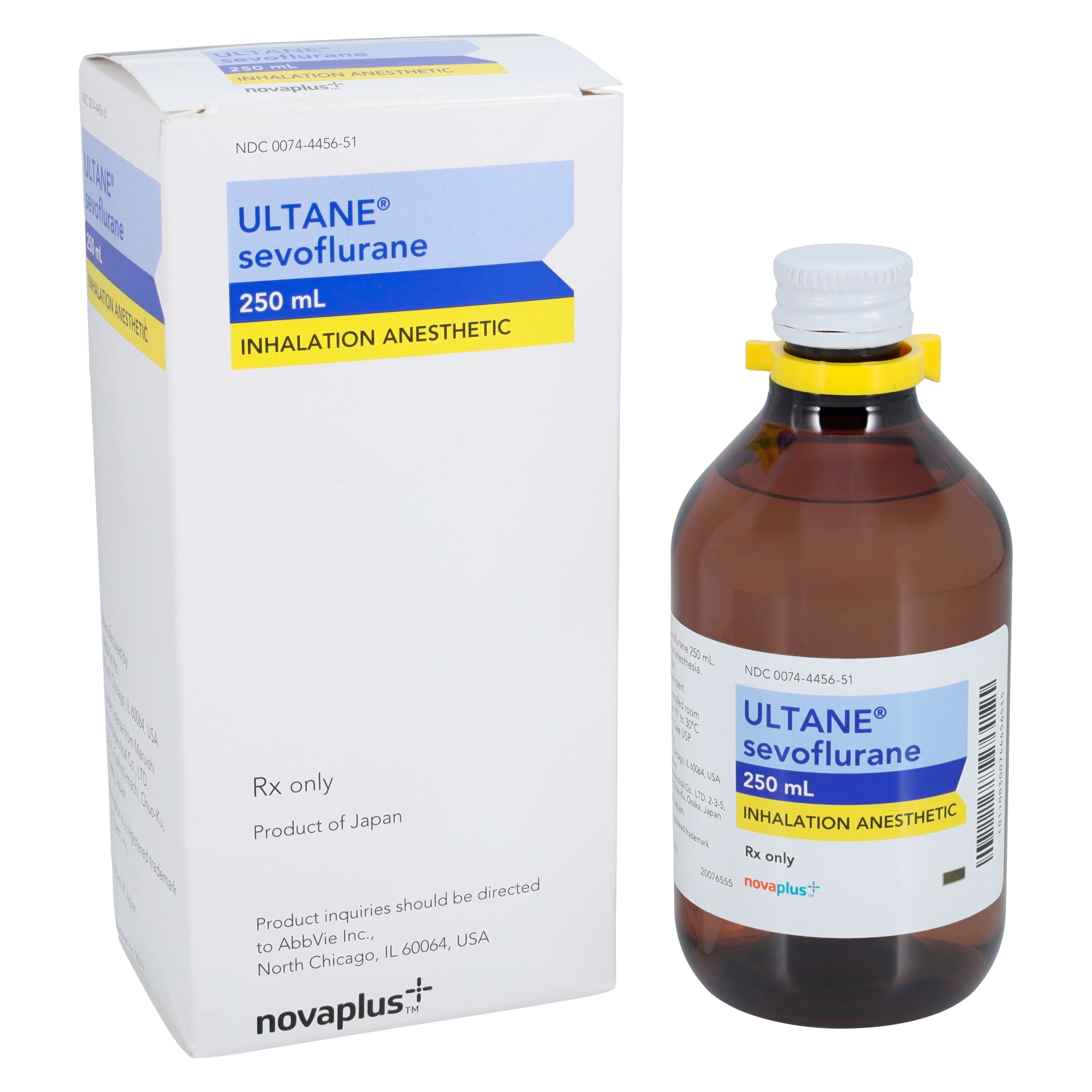 Novaplus Ultane (Sevoflurane) Inhalation Solution 100%, 250mL Bottle thumbnail 2