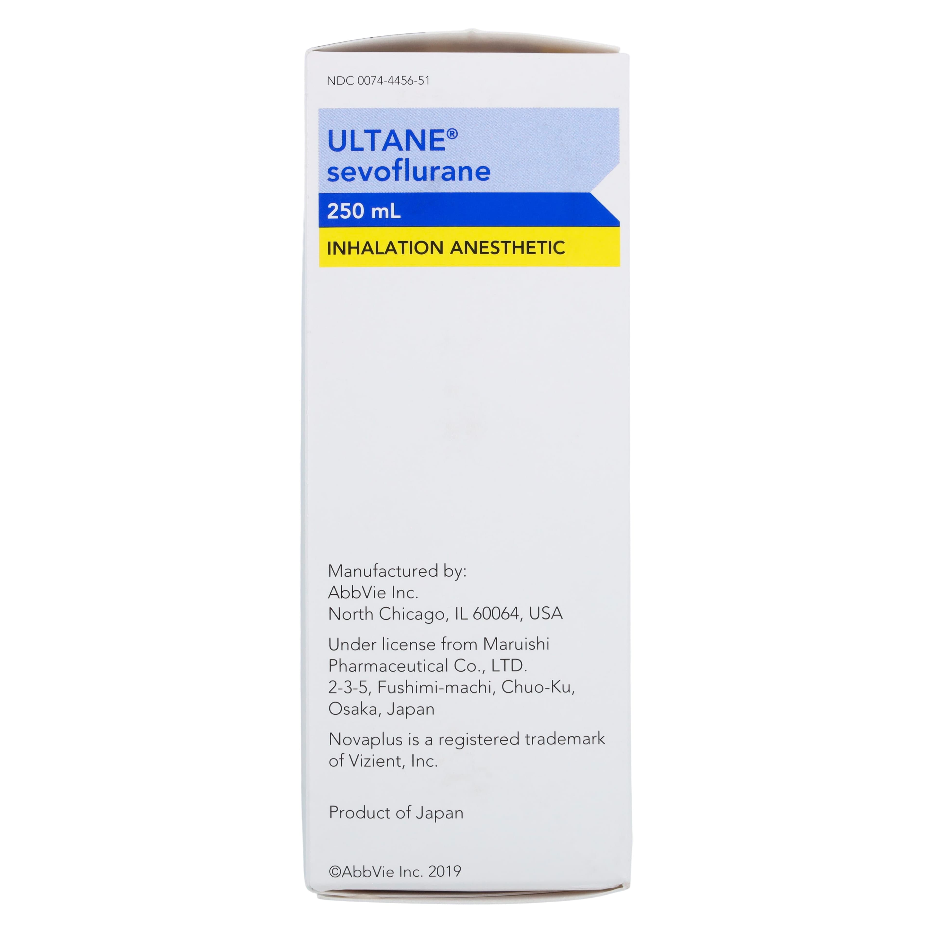 Novaplus Ultane (Sevoflurane) Inhalation Solution 100%, 250mL Bottle thumbnail 5