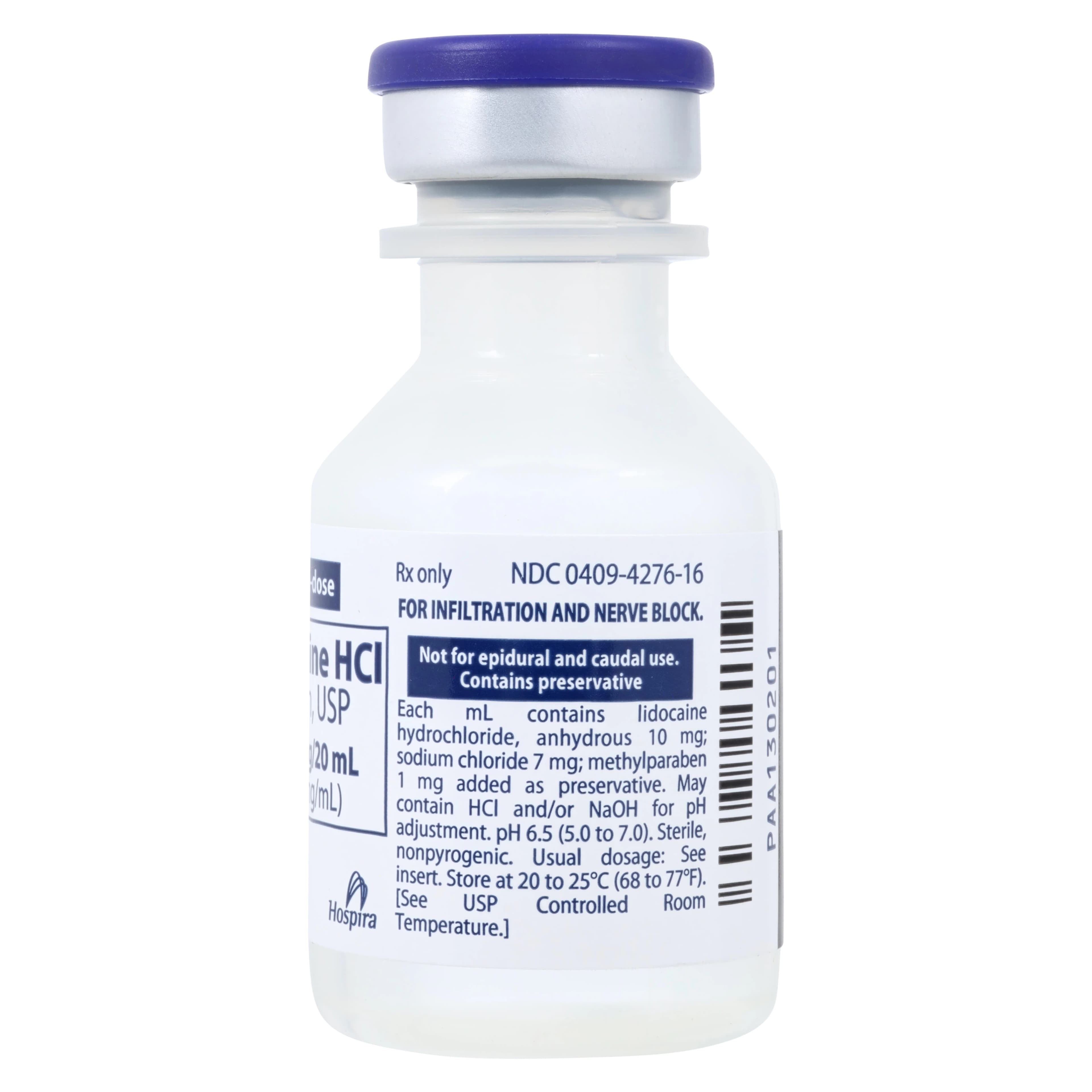 Lidocaine HCl Injection 1% MDV Non-Return 20mL, Pfizer thumbnail 2