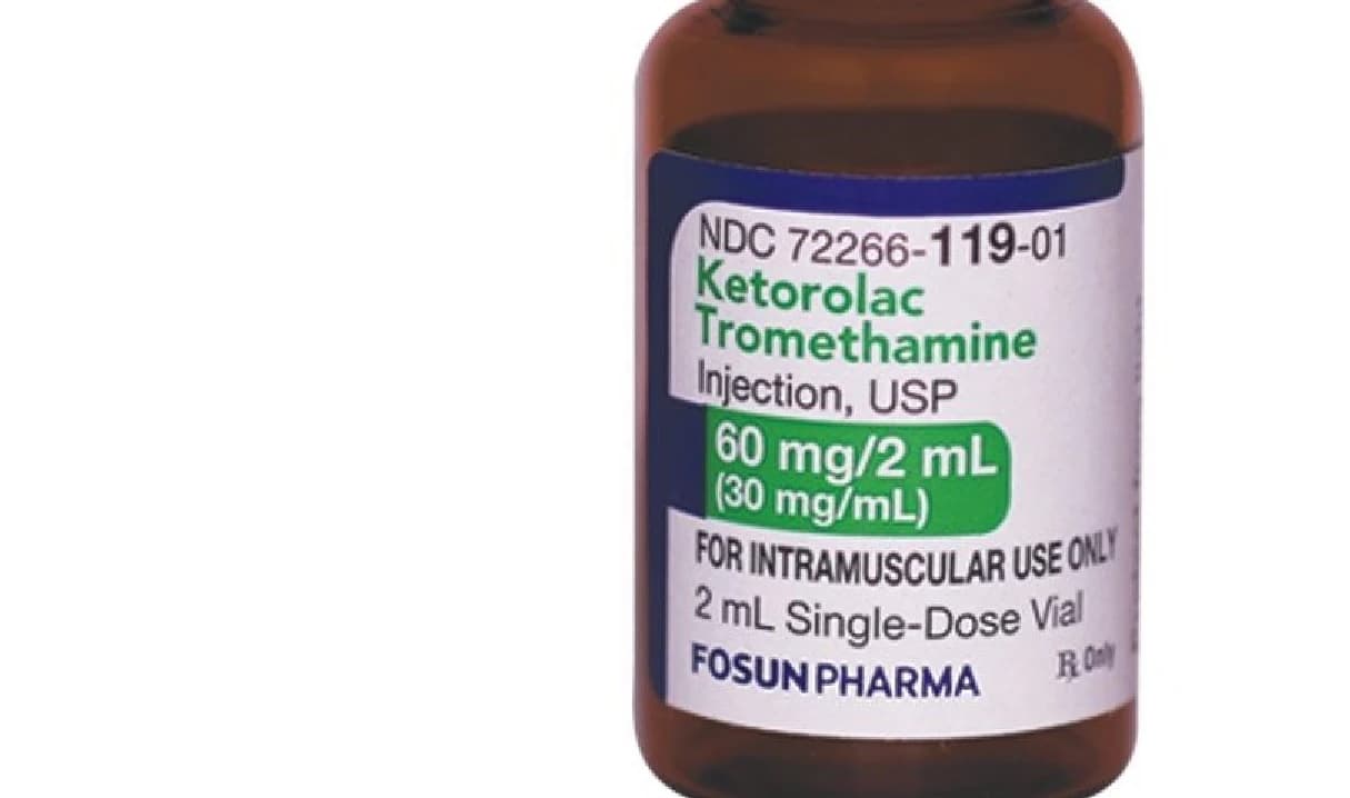 Ketorolac Injection 30mg/mL, 2mL Single Dose Vial, Non-Retained - Ketorolac INJ SDV Non/Ret - Image 1