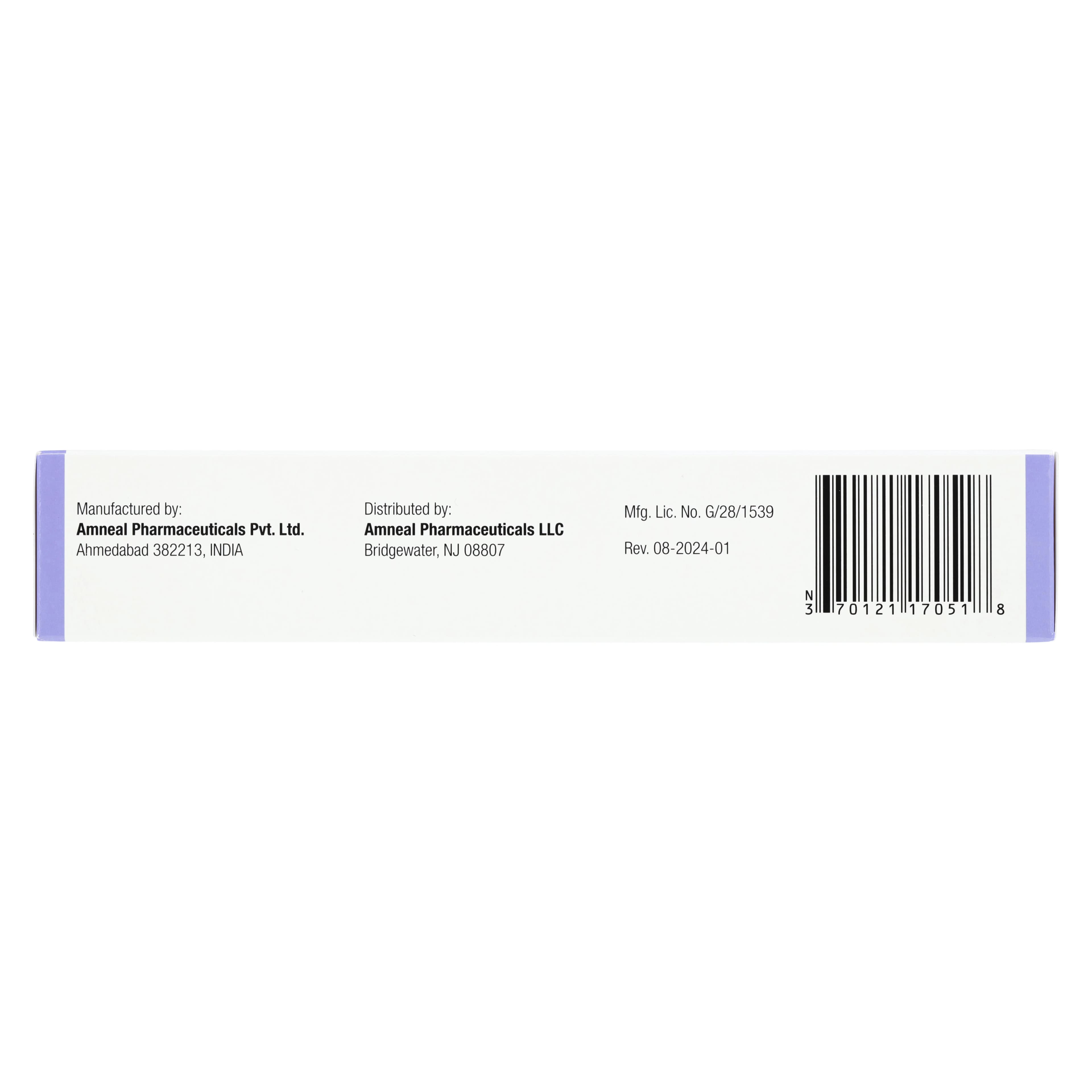 Atropine Sulfate Injection 0.1mg/mL Prefilled Syringe 5mL, Amneal thumbnail 7