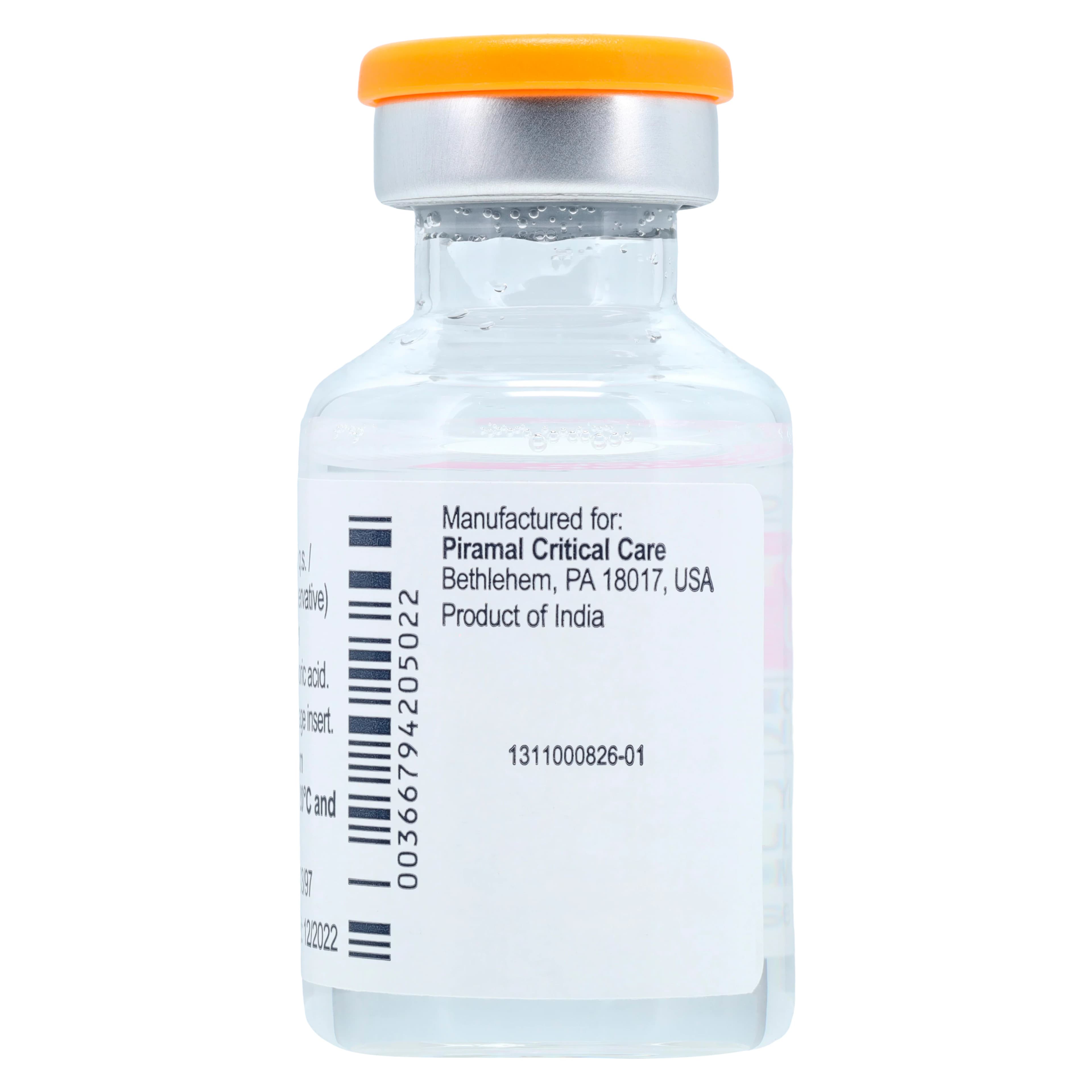 Glycopyrrolate Injection 0.2mg/mL, MDV, 20mL, Piramal Critical Care thumbnail 4