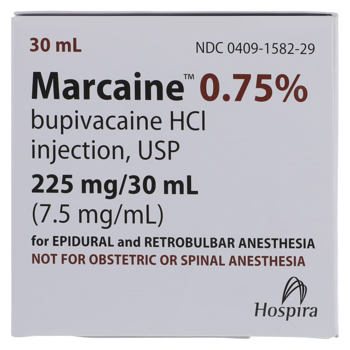 Marcaine Injection 0.75% Preservative Free (PF), Single Dose Vial (SDV), 30mL, 10/Package thumbnail 7