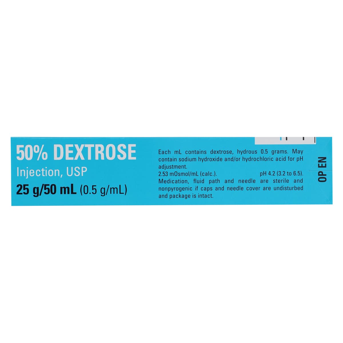Dextrose 50% Injection, Prefilled Syringe, 50 mL, 10/Package, Pfizer thumbnail 4