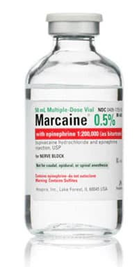 Marcaine with Epinephrine Injection 0.5% 1:200,000 MDV 50mL - Marcaine W/Epi Inj MDV - Image 1