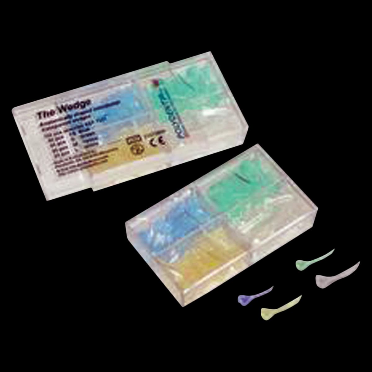 The Wedge Interdental Wedges, Transparent, Assorted Sizes, 400/Pkg - The Wedge – Transparent, Assorted Sizes - 400/Pkg - Image 1