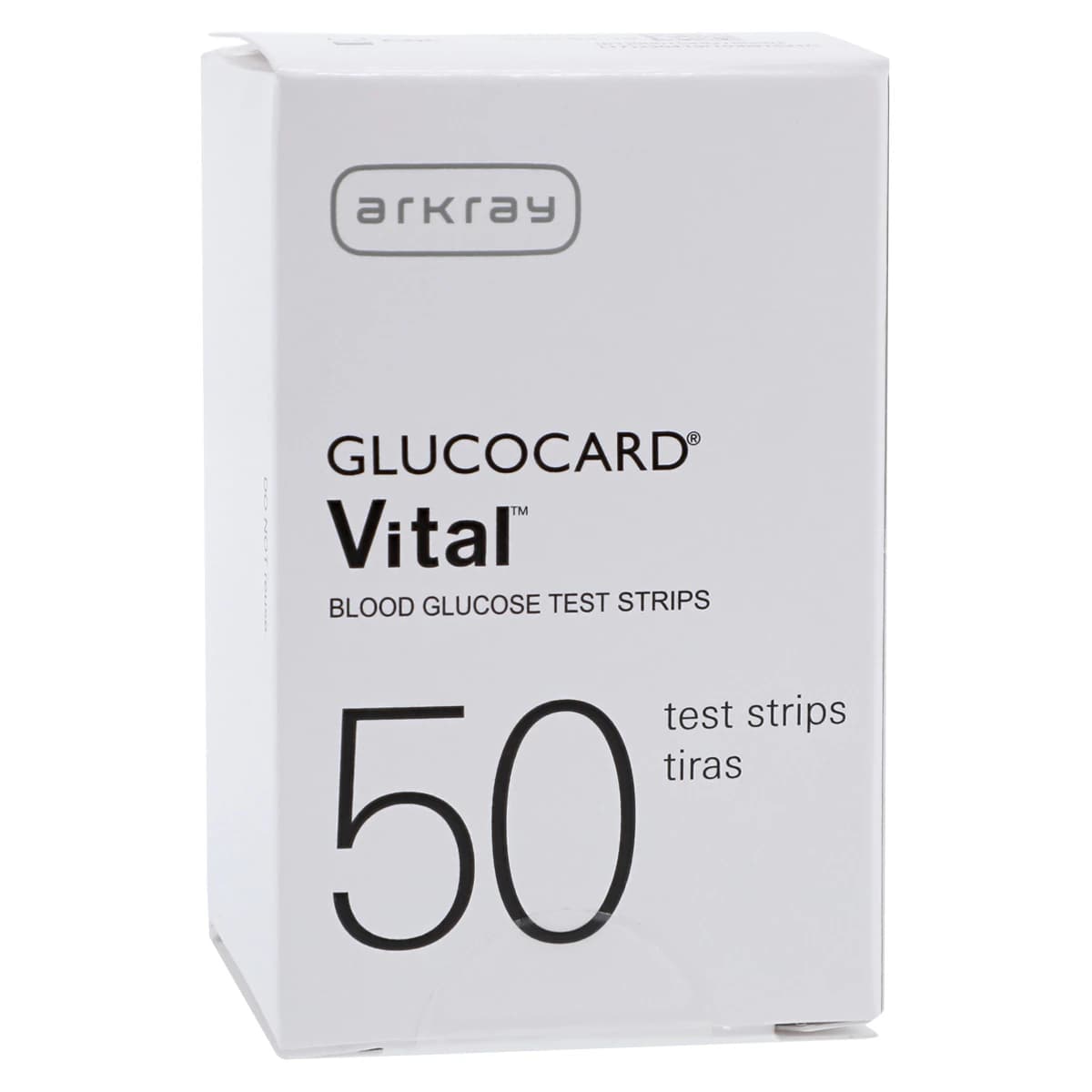 Glucocard Vital Blood Glucose Test Strips, CLIA Waived, 50/Box - Glucocard Vital Meter Test - Image 1