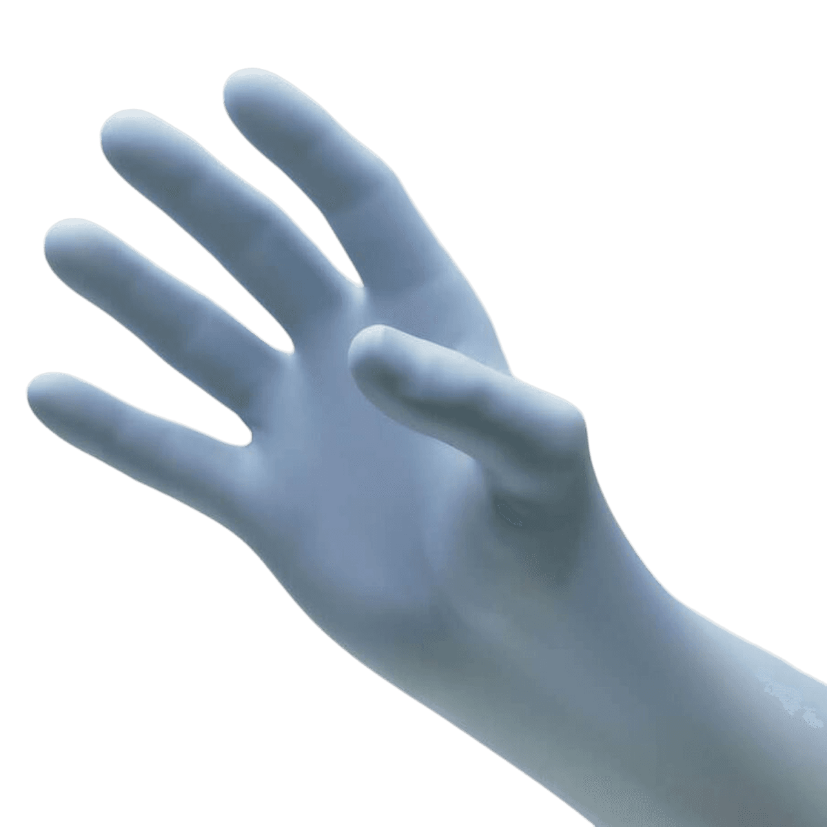 NitriDerm Ultra Blue Nitrile Exam Gloves, Small, Light Blue, Non-Sterile, Chemo Tested - Nitriderm Ultra Blue Nitrile - Image 1