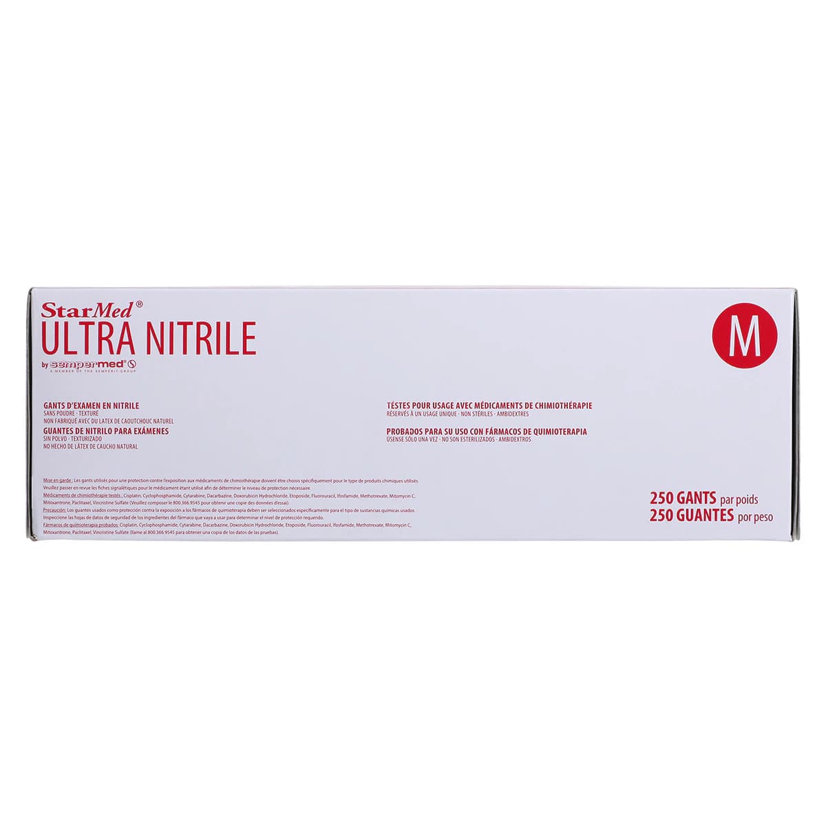 StarMed Ultra Nitrile Exam Gloves, Powder-Free, Textured, Medium, Lavender, 250/Box thumbnail 8