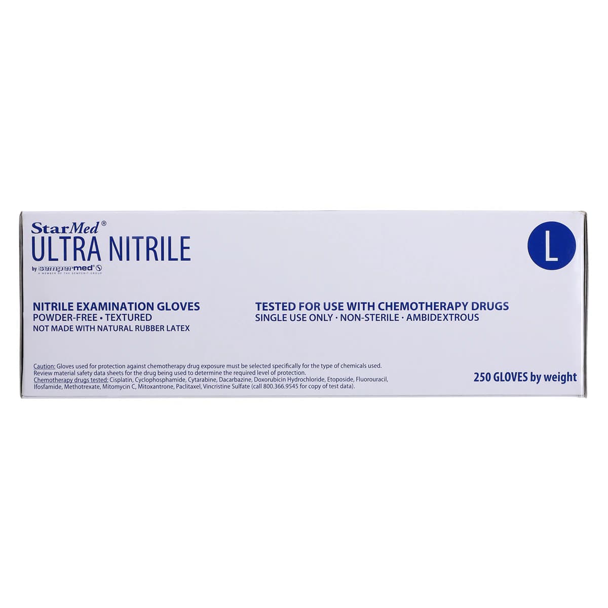 StarMed Ultra Nitrile Exam Gloves, Powder-Free, Textured, Large, Lavender, 250/Box thumbnail 7