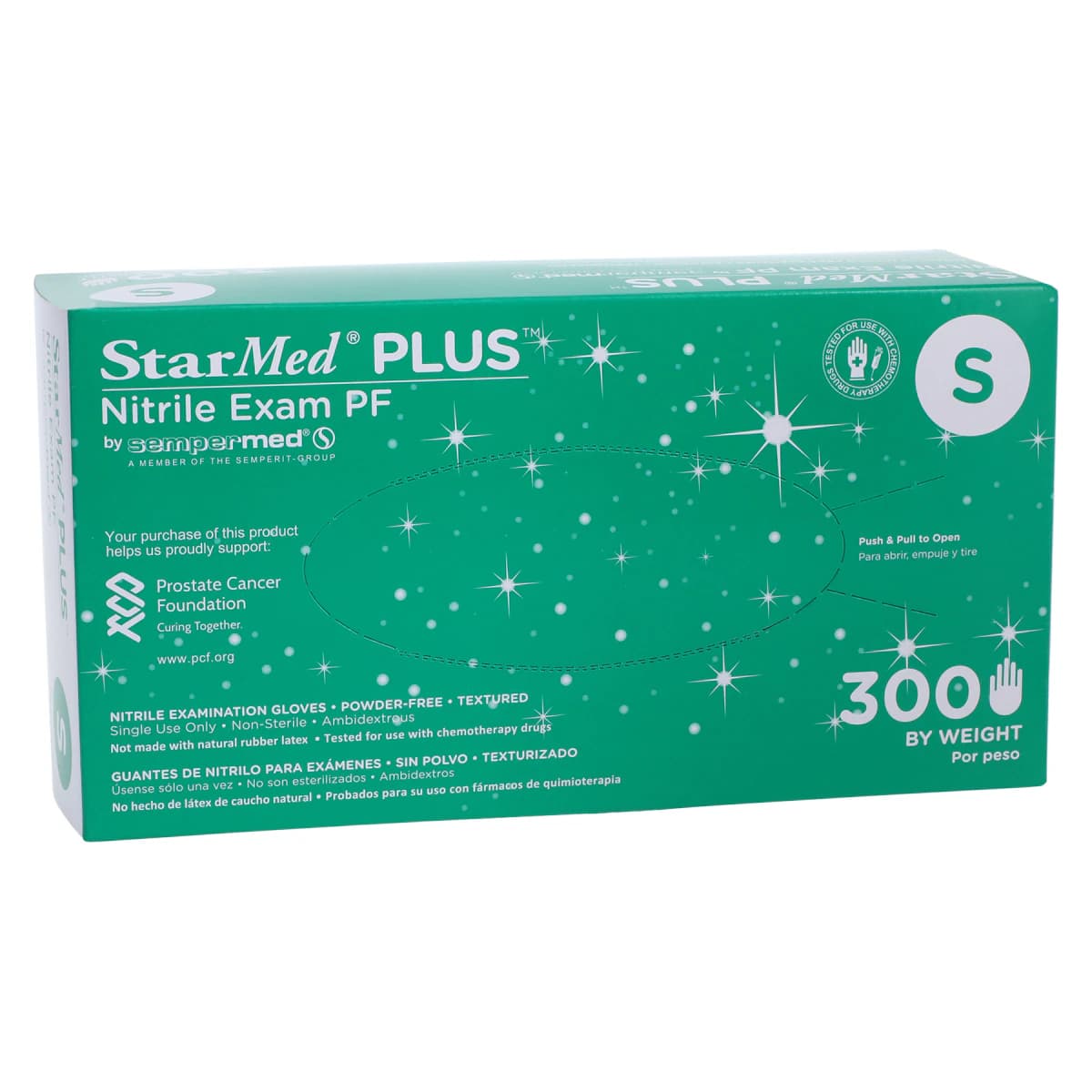 Sempermed StarMed Plus PF Nitrile Exam Gloves, Powder Free, Textured, Small, Purple, 300/Box, SMNP302 thumbnail 4