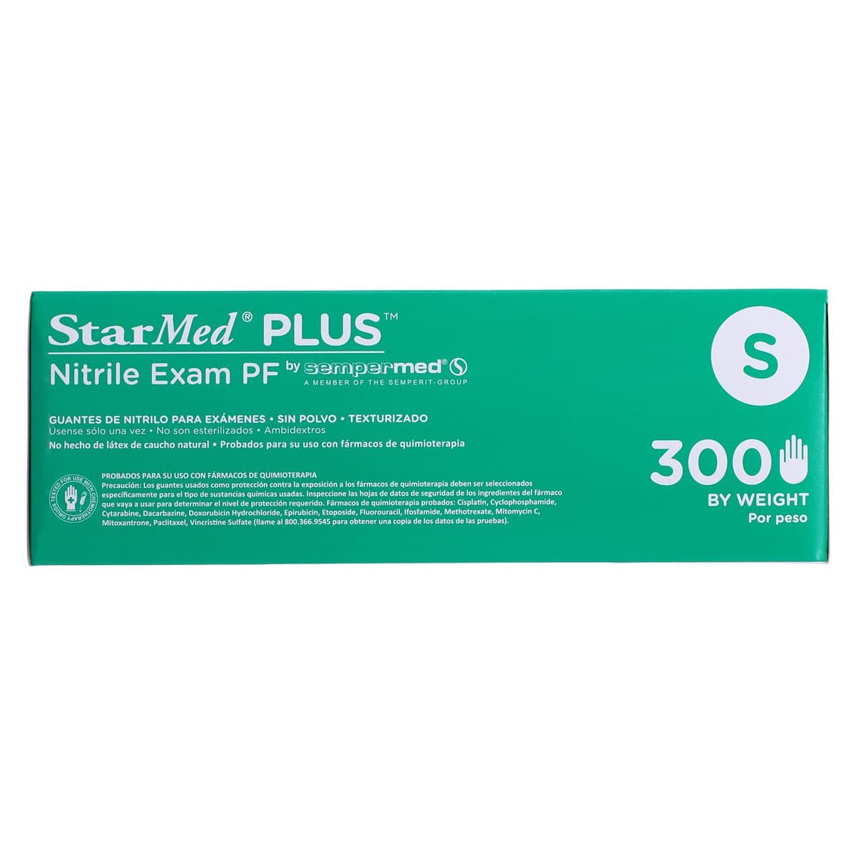 Sempermed StarMed Plus PF Nitrile Exam Gloves, Powder Free, Textured, Small, Purple, 300/Box, SMNP302 thumbnail 5