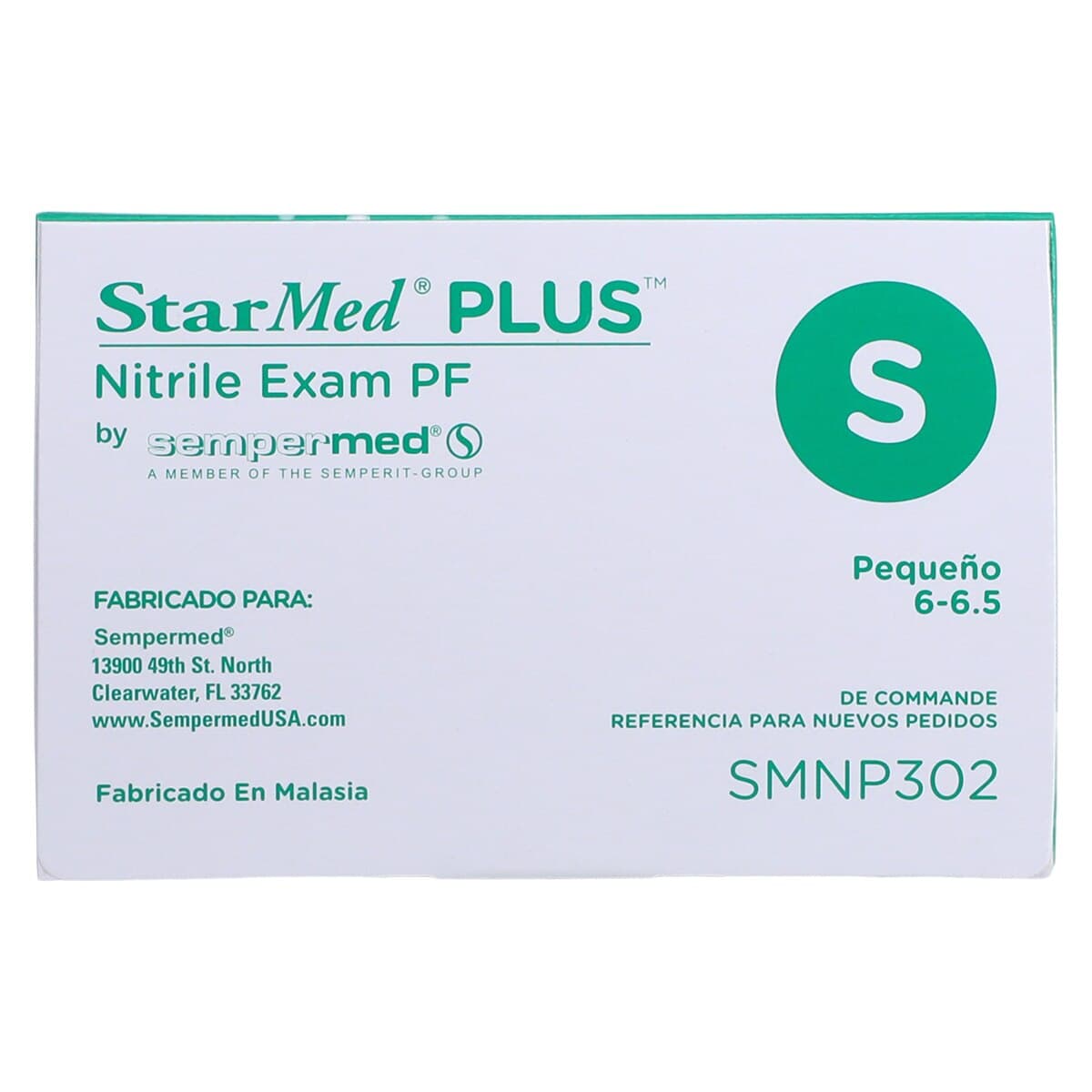 Sempermed StarMed Plus PF Nitrile Exam Gloves, Powder Free, Textured, Small, Purple, 300/Box, SMNP302 thumbnail 7