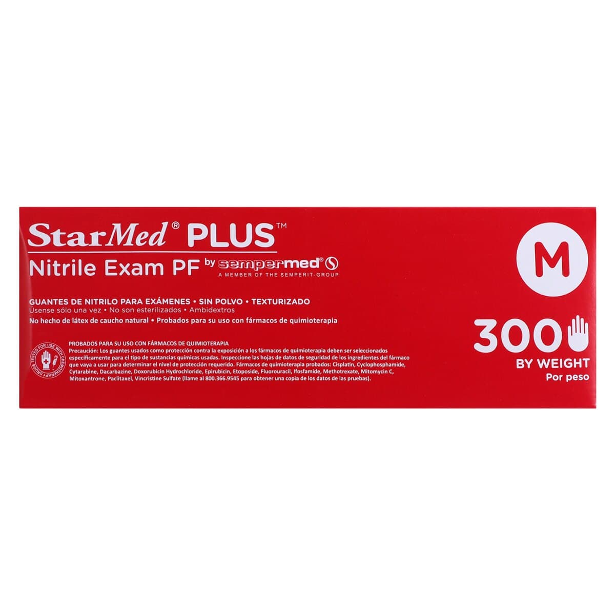 Sempermed StarMed Plus PF Nitrile Exam Gloves, Powder Free, Non-Sterile, Medium, Purple, 300/Box, SMNP303 thumbnail 6