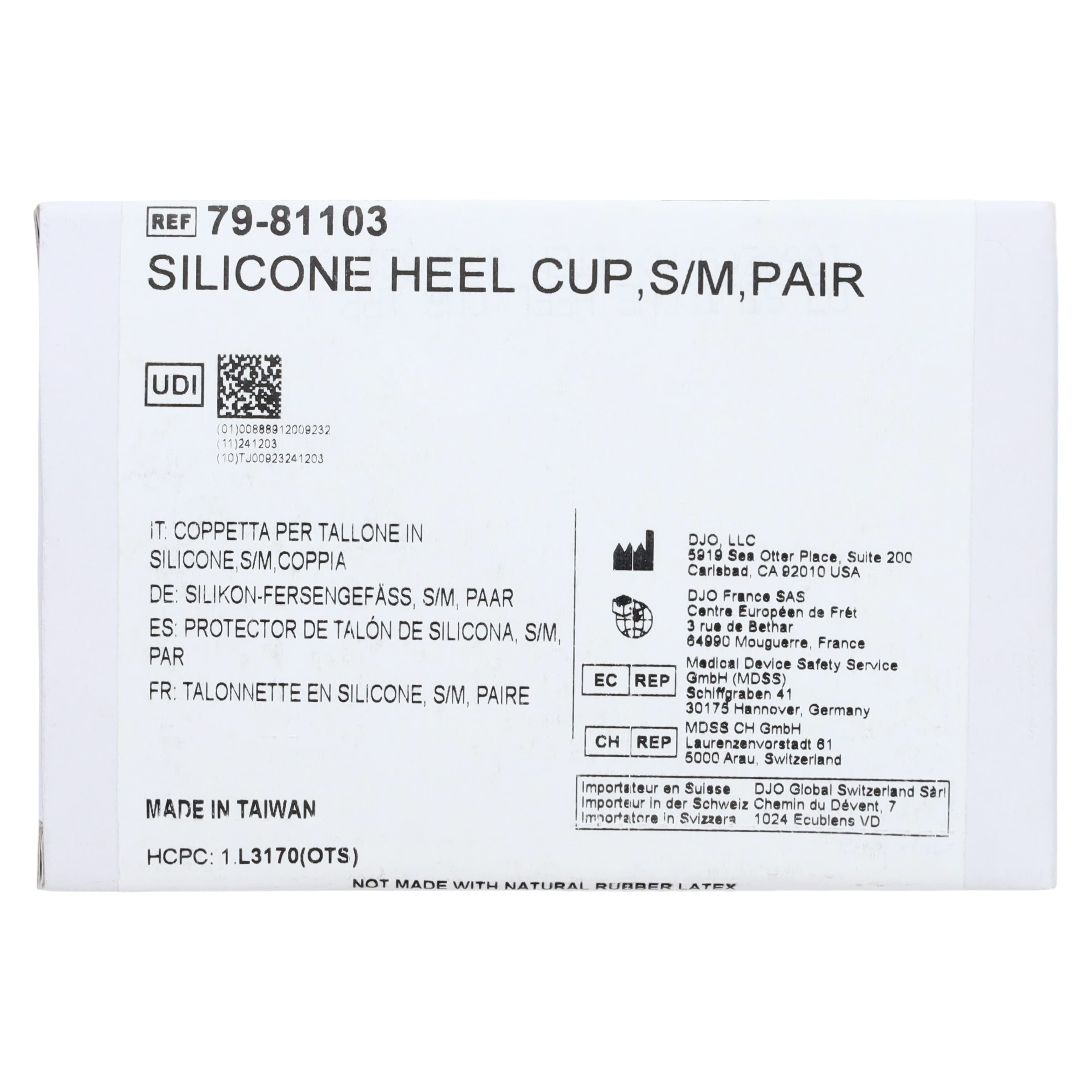 Procare Silicone Heel Cups, Small/Medium (Men's 5-9 / Women's 5.5-9.5) thumbnail 4