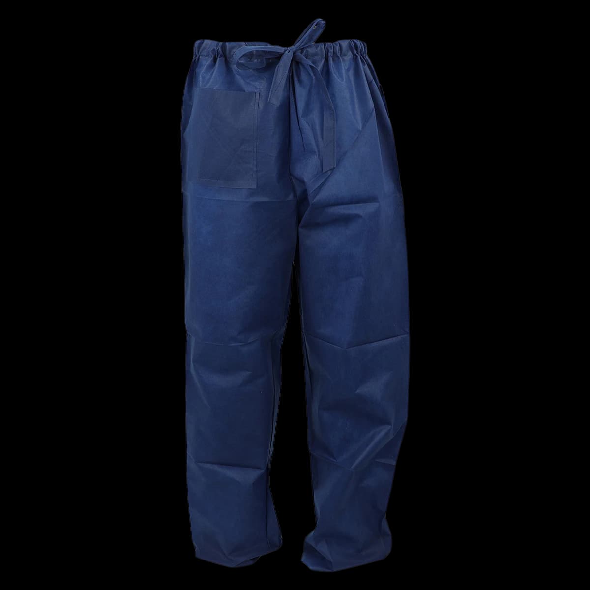 Dukal Disposable Scrub Pants, Small, Dark Blue, Non-Sterile, Fluid Resistant, 10/Bag - Scrub Pants Disposable D Blue - Image 1