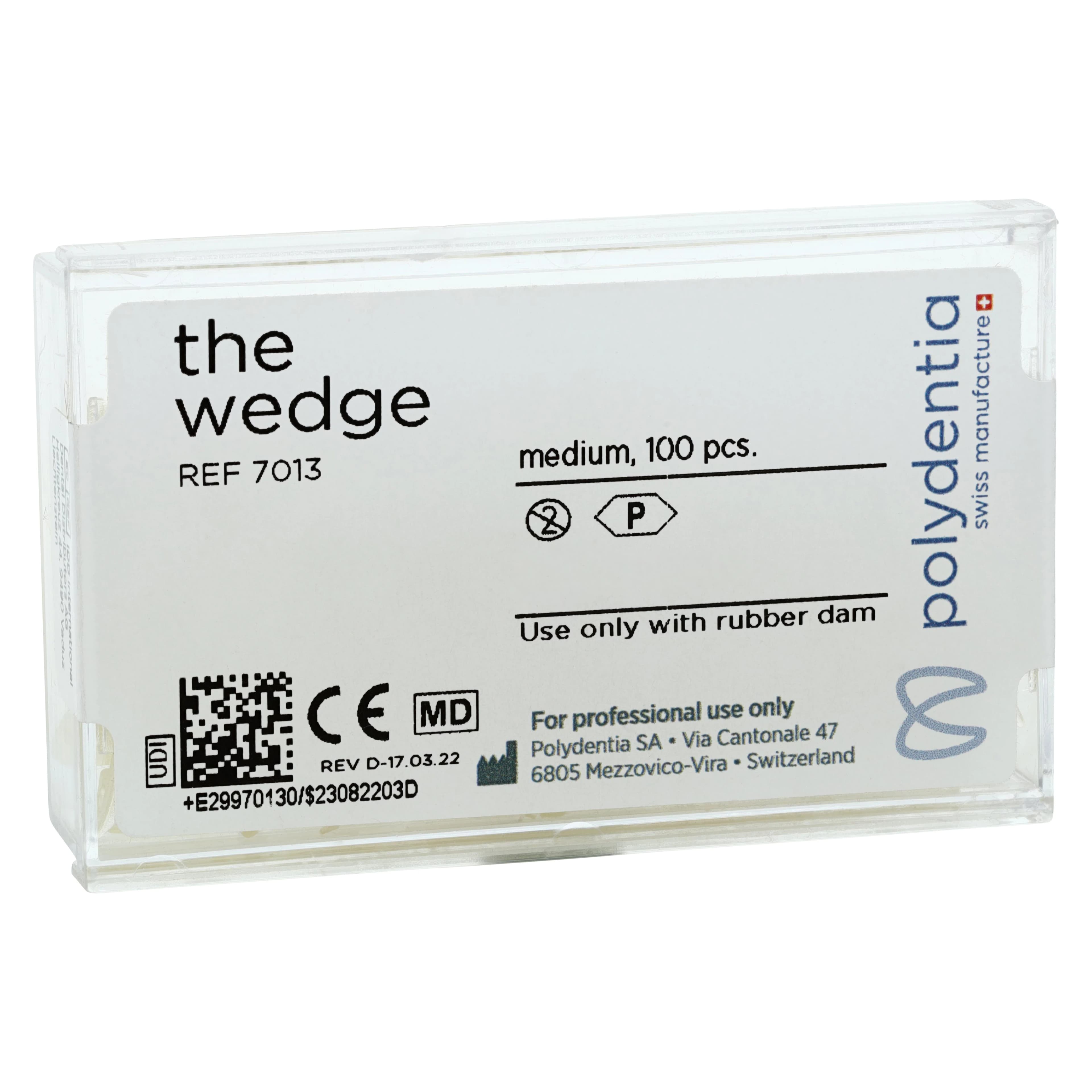 The Wedge Medium Interdental Wedges, Transparent, 100/Box - The Wedge Medium (M) Box of 100 - Image 1